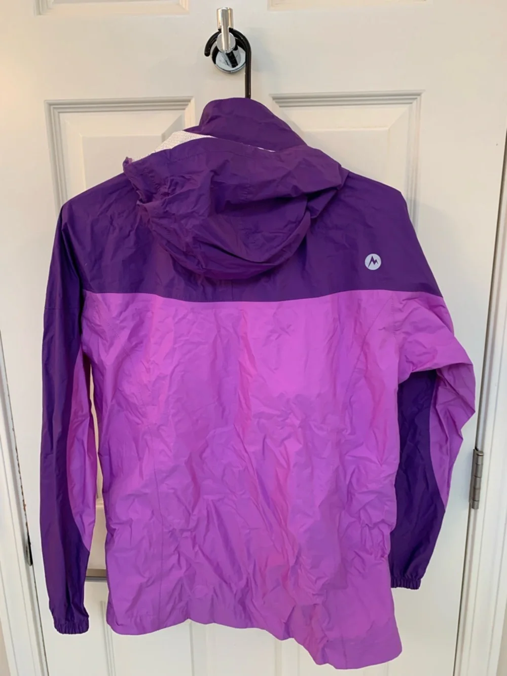 Marmot Girls' Two-Tone Purple Rain Jacket
